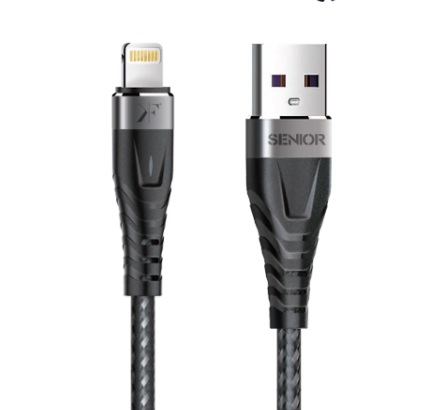 کابل لایتنینگ کی اف سنیور مدل s8-ip طول 1.2 متر