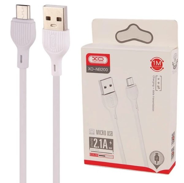 کابل میکرو یو اس بی Xo XO-NB200 2.1A 1m