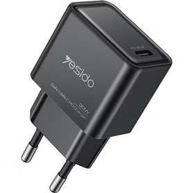 کلگی فست شارژ Yesido YC63 Gan 3A QC PD 30W Type-C