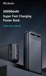 خرید فروش قیمت پاوربانک مک دودو 22.5W مدل MC-389 ظرفیت 20000 میلی آمپر ساعت با بهترین کیفیت