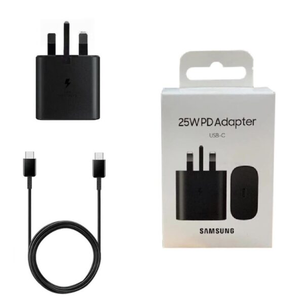 خرید فروش قیمت شارژر اصلی سامسونگ ۲۵ وات (25W) با تکنولوژی Super Fast Charging، مناسب برای شارژ سریع