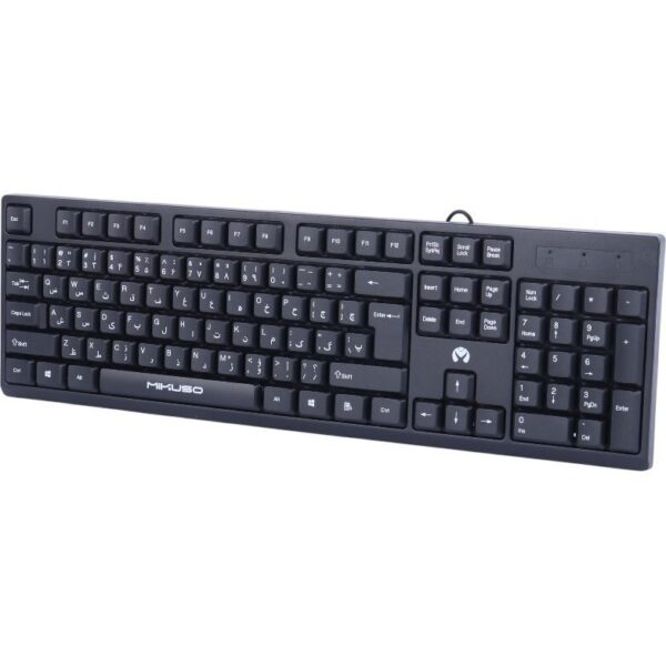 خرید فروش قیمت کیبورد باسیم MIKUSO مدل KB-039U  با بهترین کیفیت همراه 3 ماه گارانتی کلیدهای این کیبورد از نوع کلیدهای هوشمند و چند کاربره